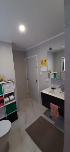 Customer photo review of Living Jungle Chevron Wallpaper - Black