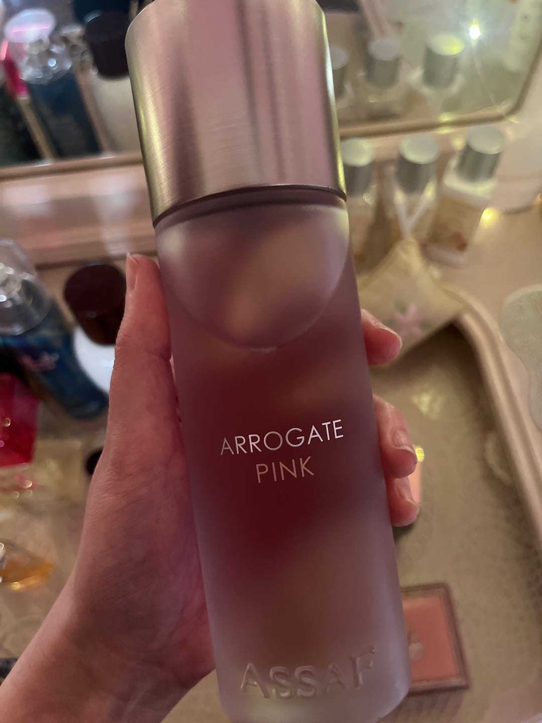 Customer photo review of ASSAF ARROGATE PINK EDP FOR WOMEN