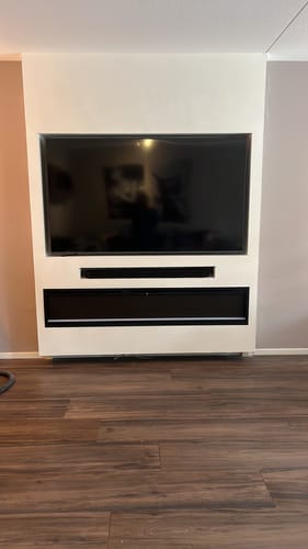 Customer photo review of Lumea Fires Elektrische sfeerhaard Avero 72″ inch – 182 cm