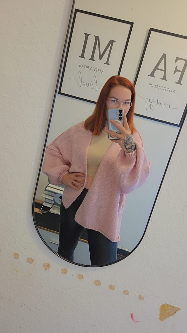 Customer photo review of Casual Oversized Cardigan