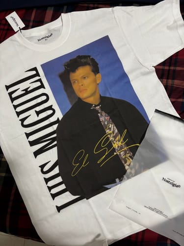 Customer photo review of Luis Miguel T-Shirt