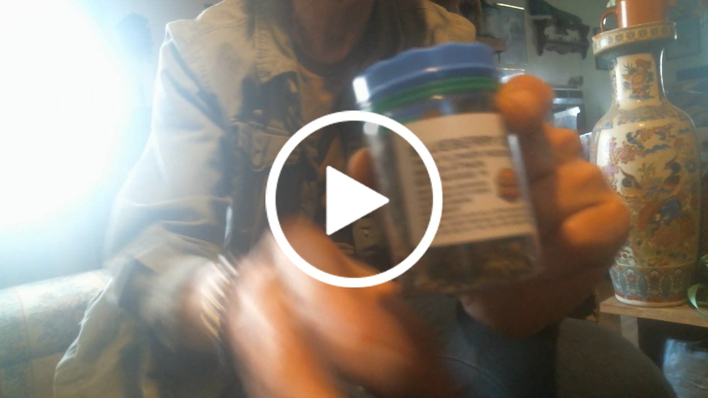 Customer video review of BLUEBERRY OG THCa Flower Exotic Smalls INDICA 14g 28g 112g THC