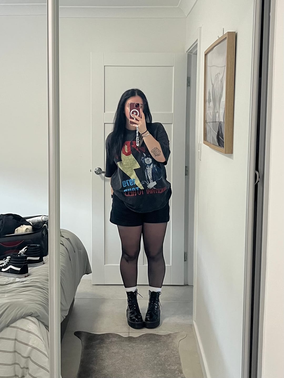 Customer photo review of Tinnie Shorts - Black