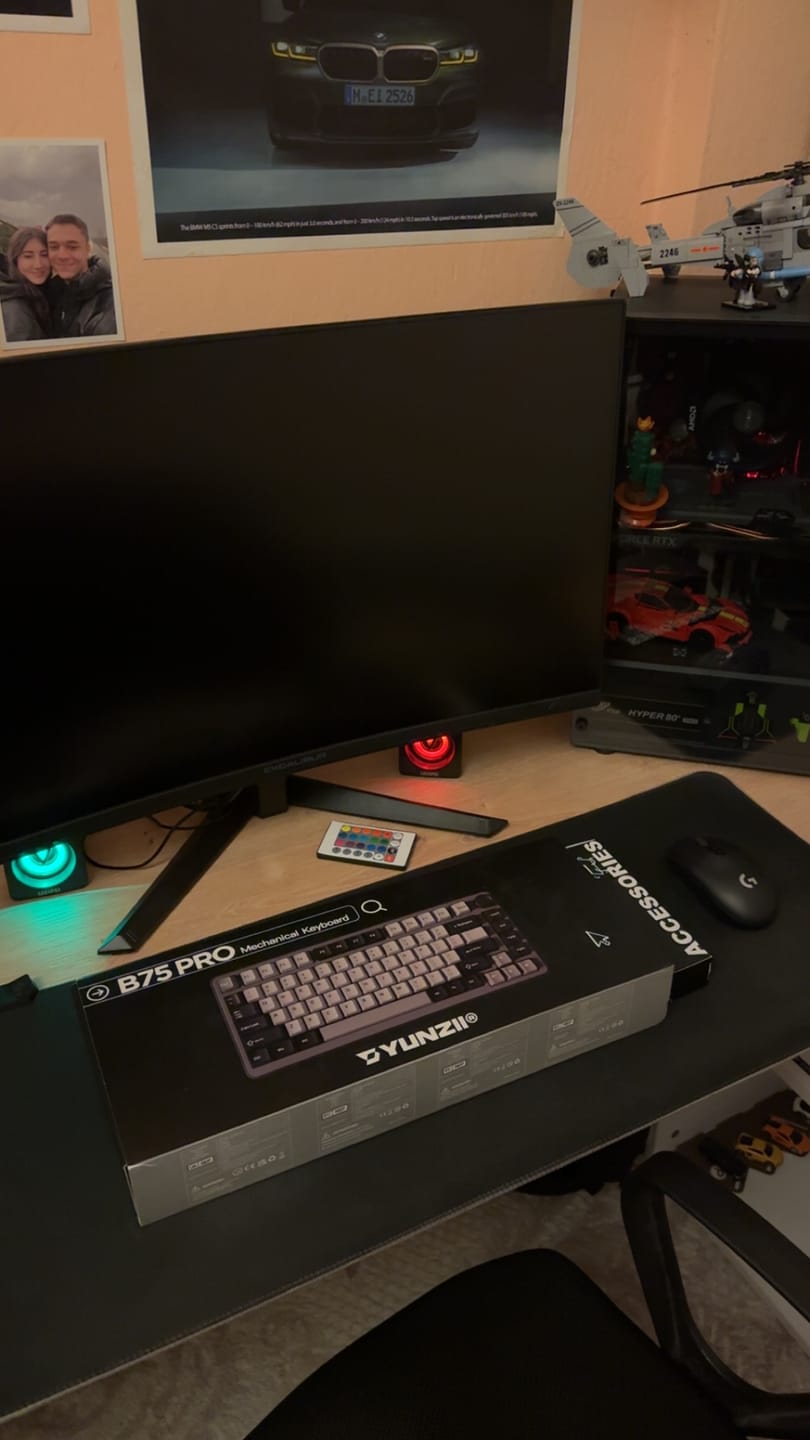 Customer photo review of YUNZII B75 Pro Mekanik Klavye