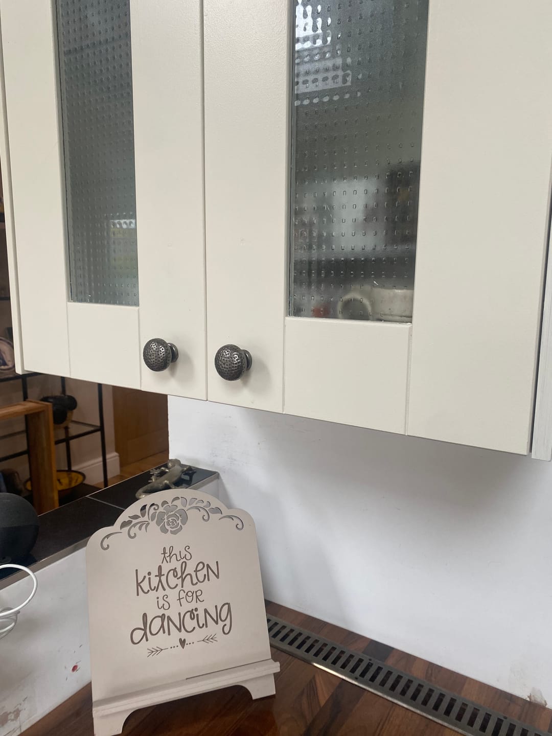 Customer photo review of Warwick Mottled Cast Iron Cupboard Knob