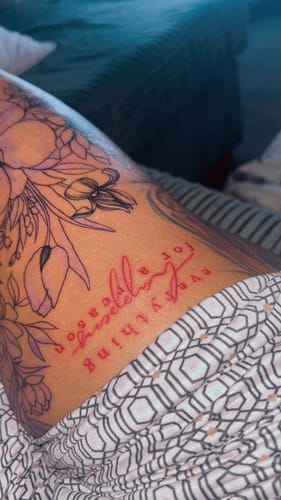 Customer photo review of TattooNumbx Numbing Cream (3 Pack)