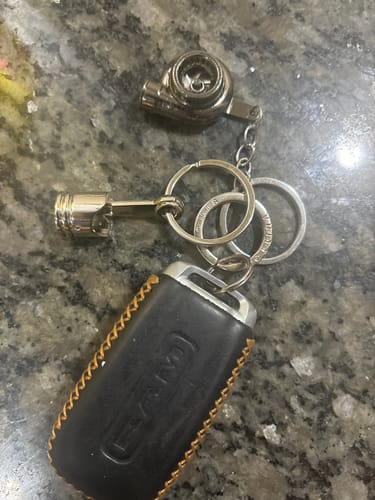 Customer photo review of PISTON KEYCHAIN