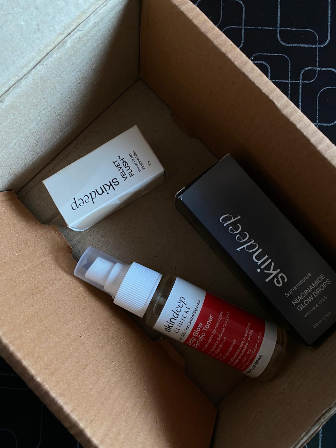 Customer photo review of Daily Glow Glycolic Toner
