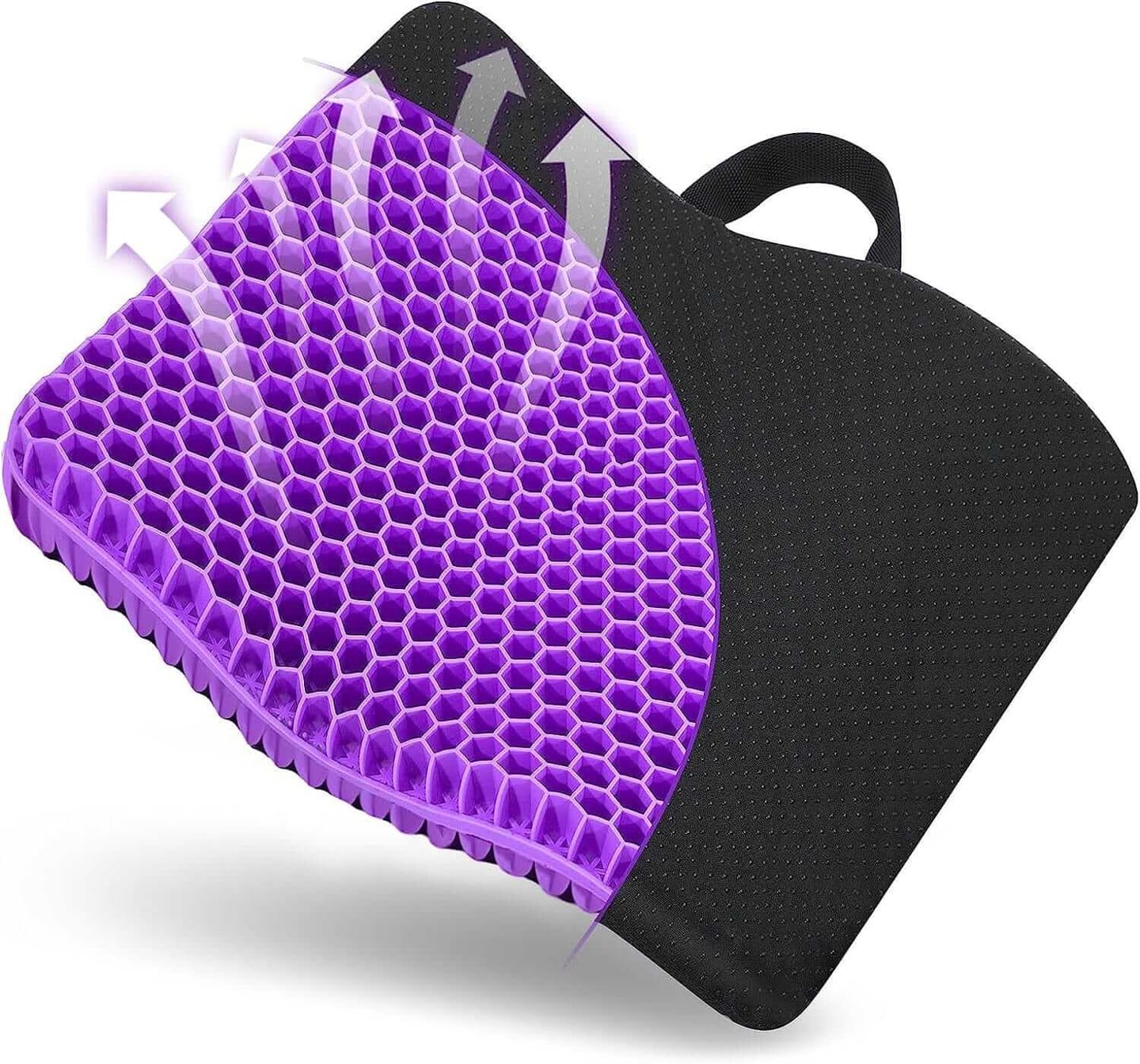 Customer photo review of Cuscino Sedia in Gel, Cuscino in Gel, Cuscino per Sedia Ufficio per Ridurre La Pressione Su Fianchi, Cuscino per Coccige, Cuscini per Sedie Traspiranti per Auto/Ufficio/Casa/Sedia a Rotelle