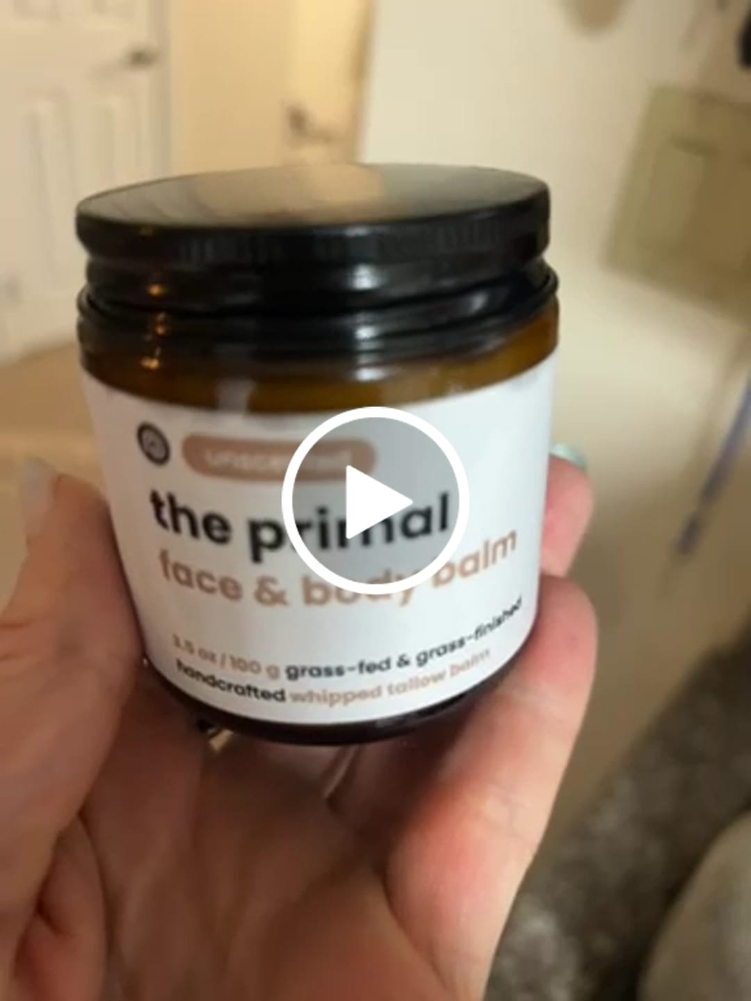 Customer video review of Unscented Whipped Tallow Balm (Face & Body)