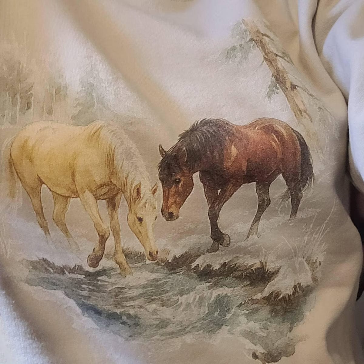 Customer photo review of Wild Horses Crewneck