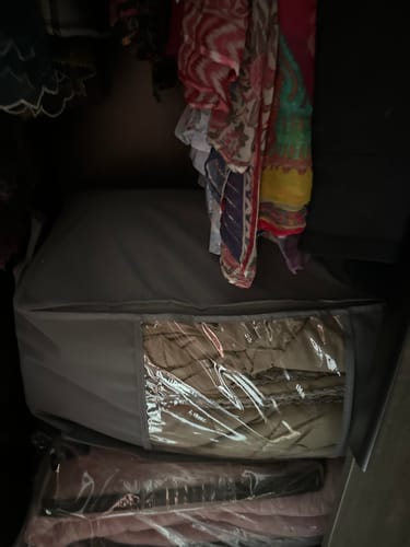 Customer photo review of Qoolish Horizontal Storage Bag (Available in Pack of 3 and Pack of 5)