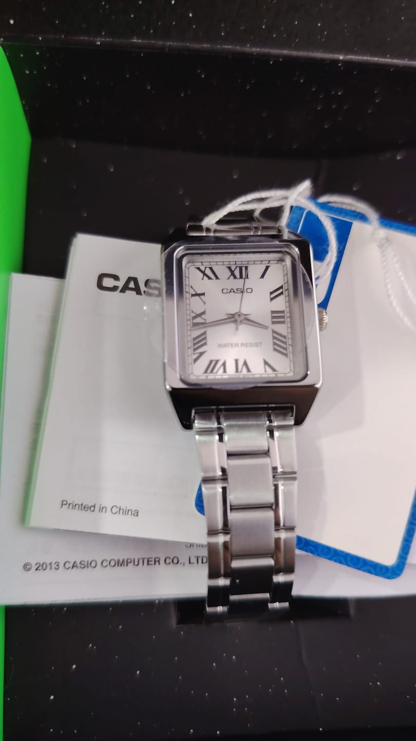 Customer photo review of Reloj Casio Tank Análogo LTP-V007D-7BUDF Acero Dial Plata