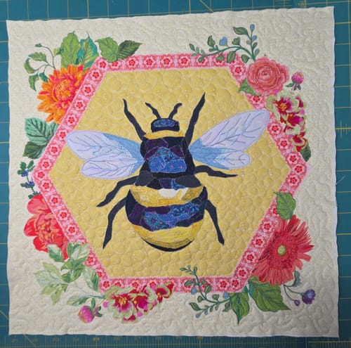 Customer photo review of Garden Party Block of the Month