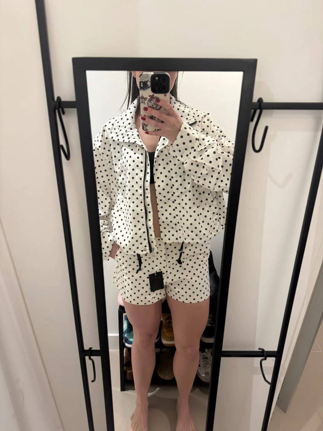Customer photo review of Hermine Polka Dot Jacket