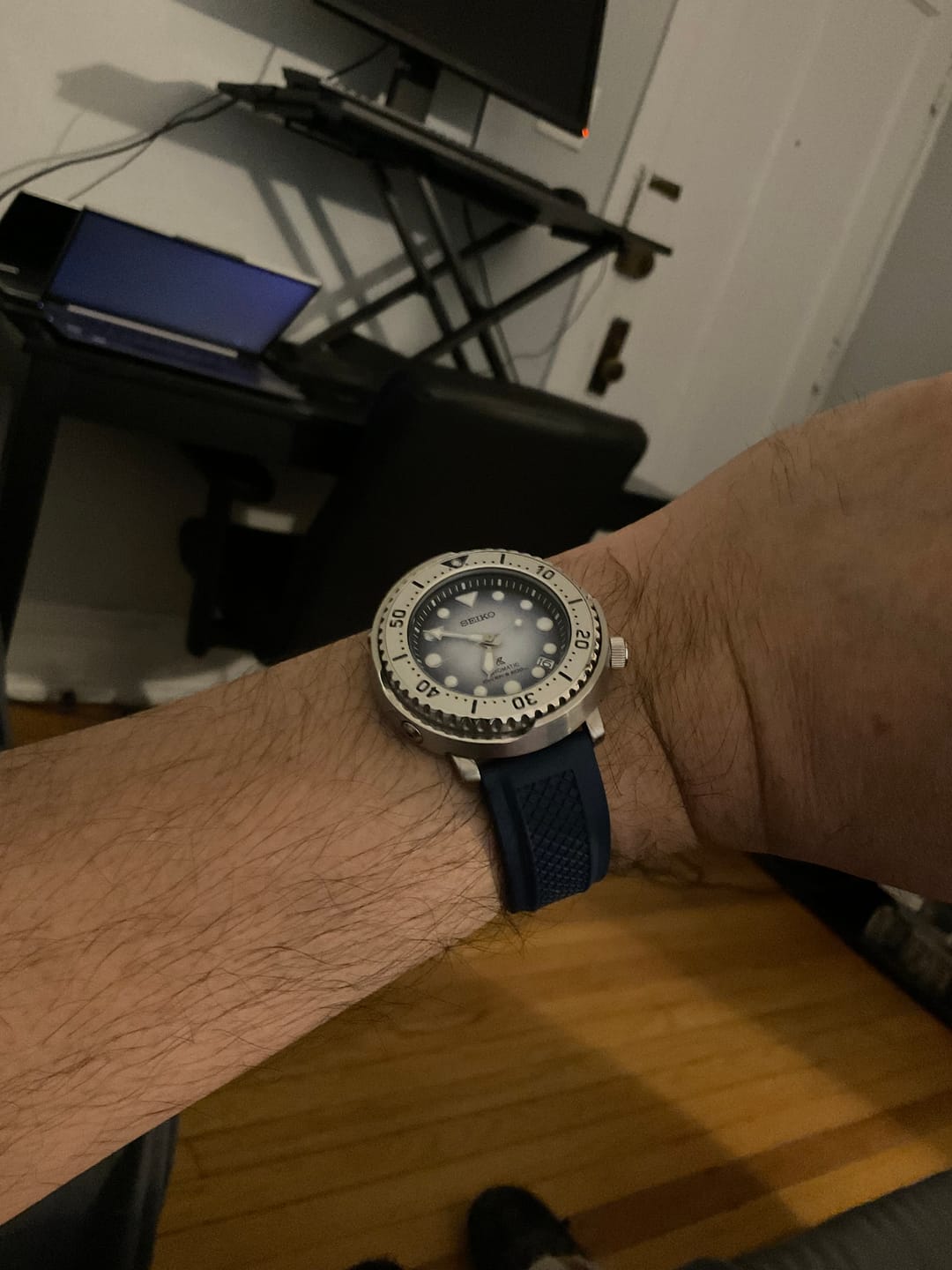 Customer photo review of Crosshatch Rubber - Blue