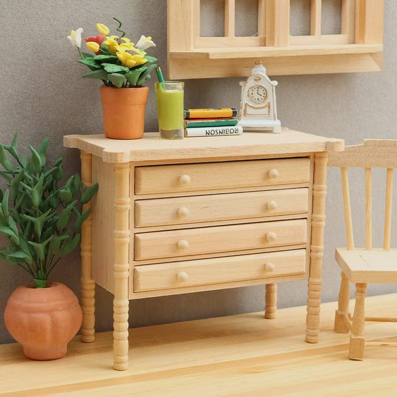 Customer photo review of Wooden Chest of Drawers – 1:12 Scale Dollhouse Furniture