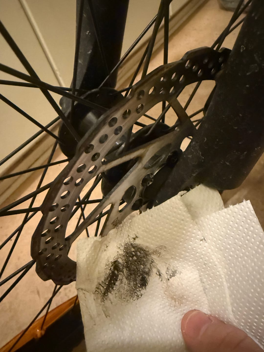 Customer photo review of DUOTTS Brake Pads & Hydraulic Brake