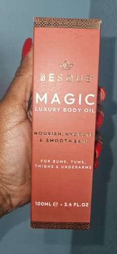 Customer photo review of Besque® Magic Body Oil - 100ml