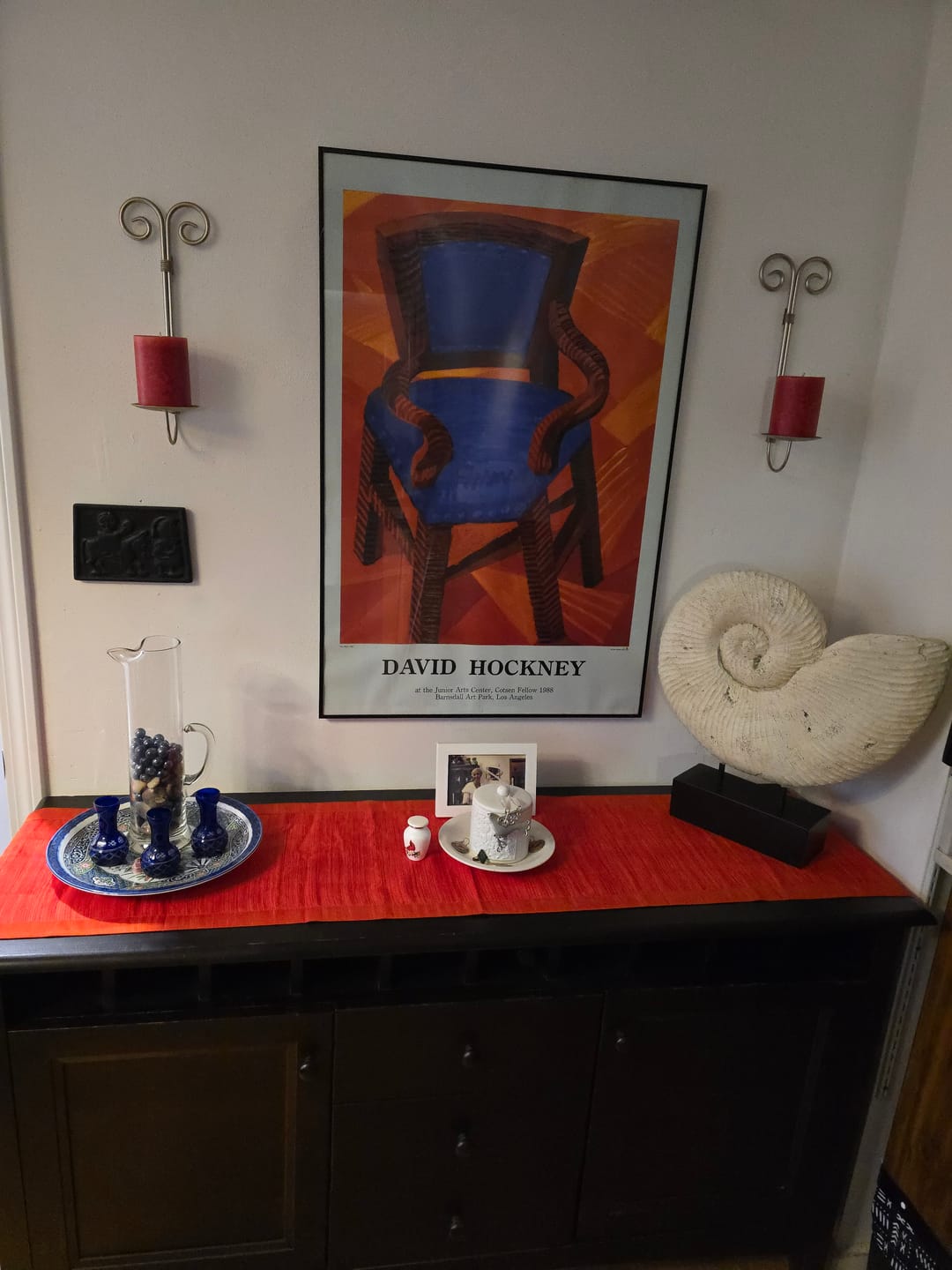 Customer photo review of Sonoma Hemstitch Table Runner