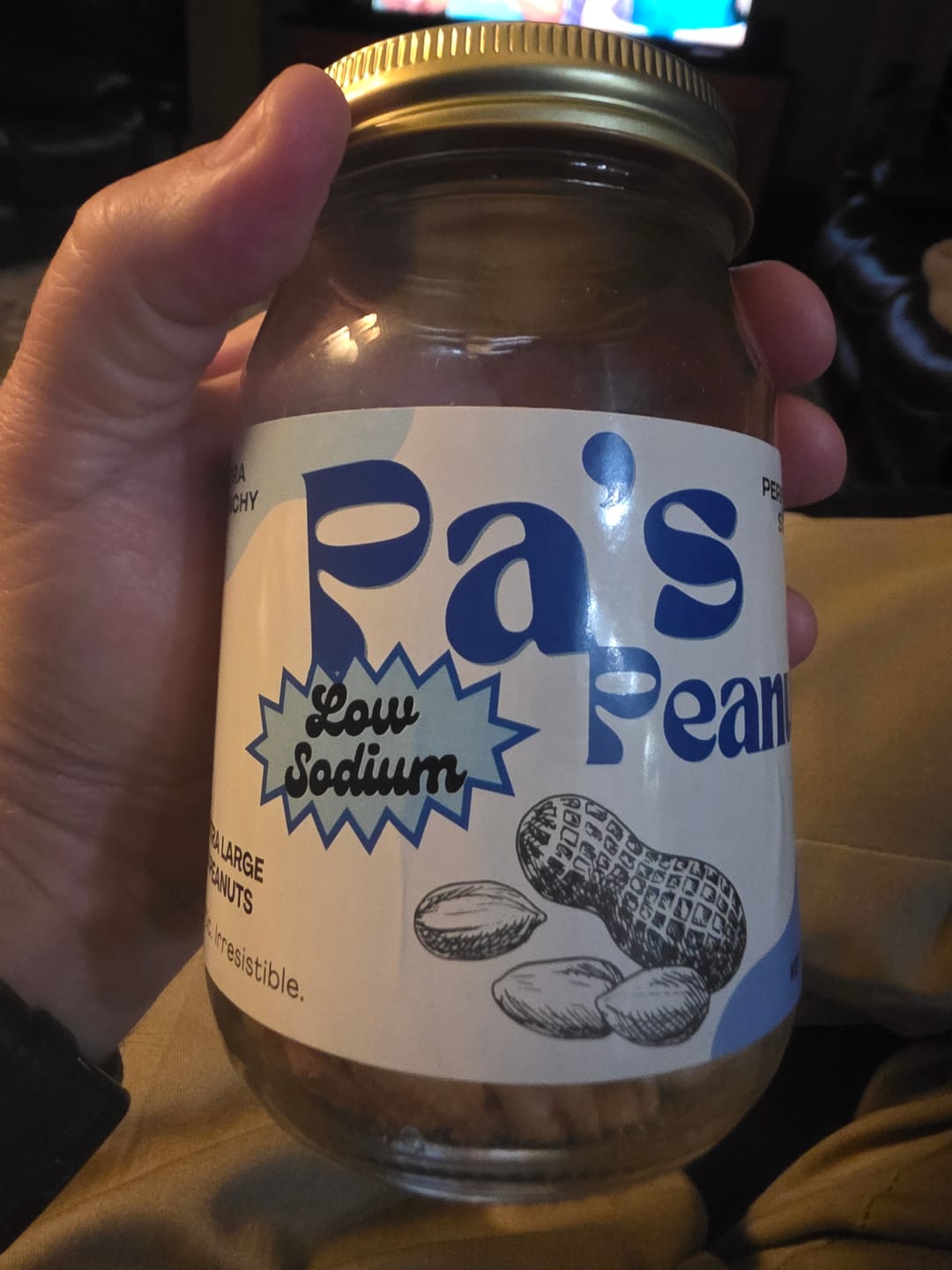 Customer photo review of Pa's Peanuts (replacement jar)