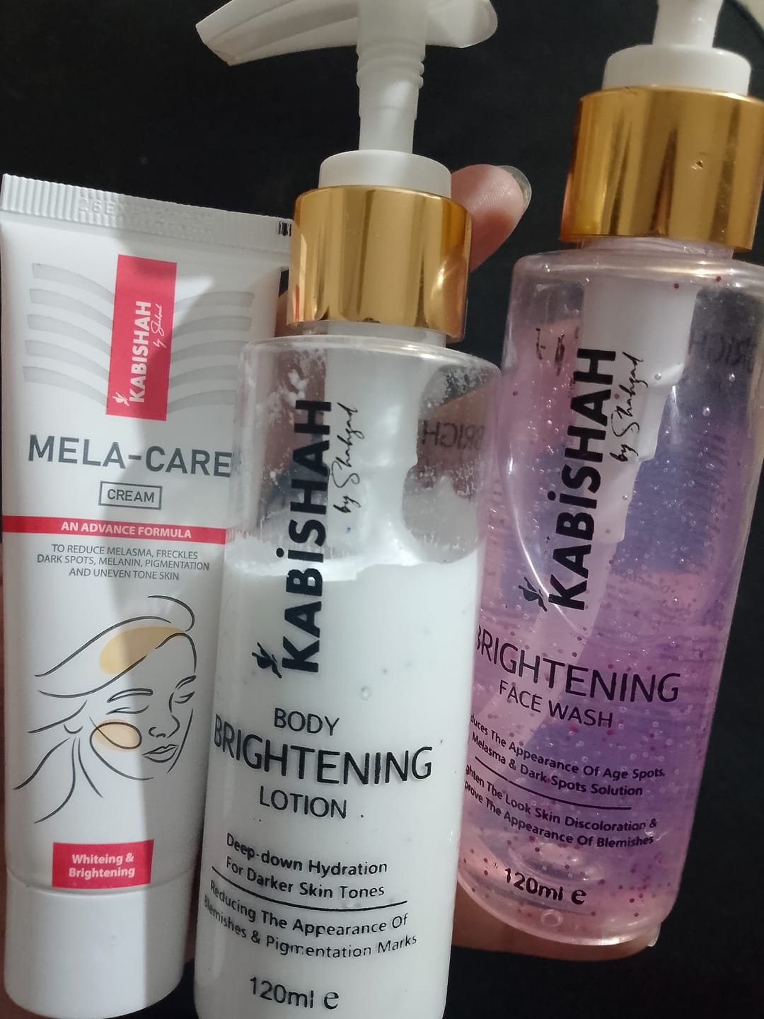 Customer photo review of Complete Fairness Radiance Bundle: Whitening Trio