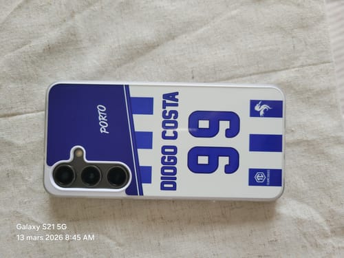 Customer photo review of Coque foot PORTO personnalisable - TEAMCOQUES