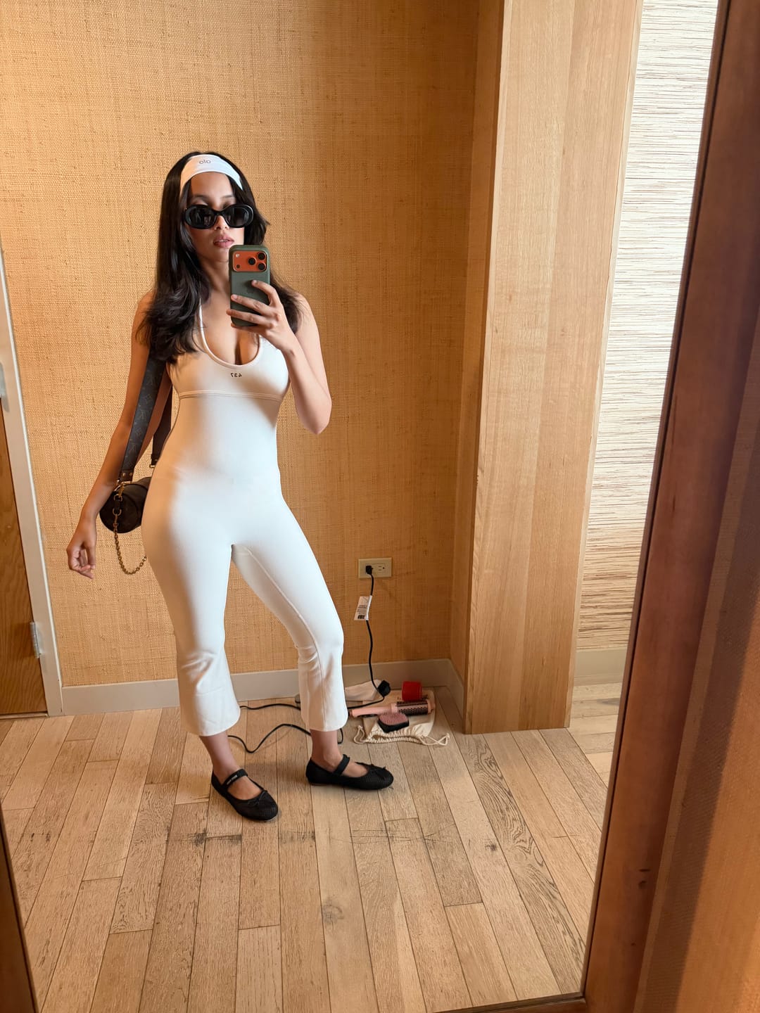 Customer photo review of The Halter Onesie / Cream