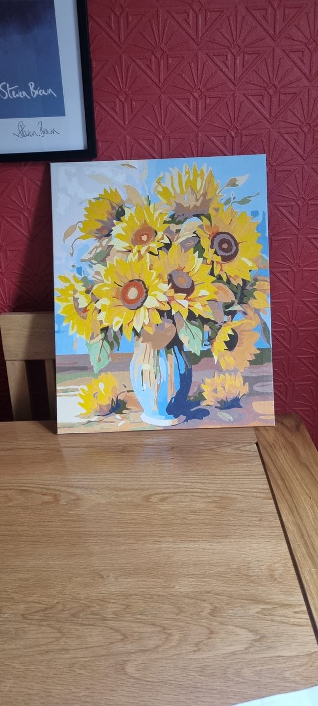 Customer photo review of Vase of Golden Blooms