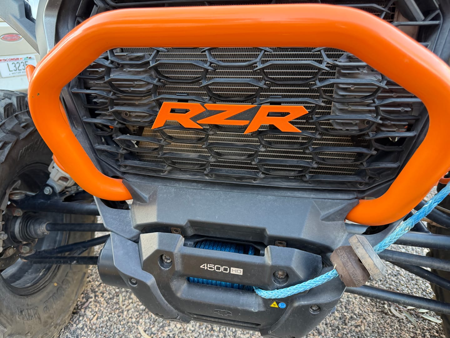 Customer photo review of Grill Logo Badge – Polaris RZR XP 1000 (2024–2026)
