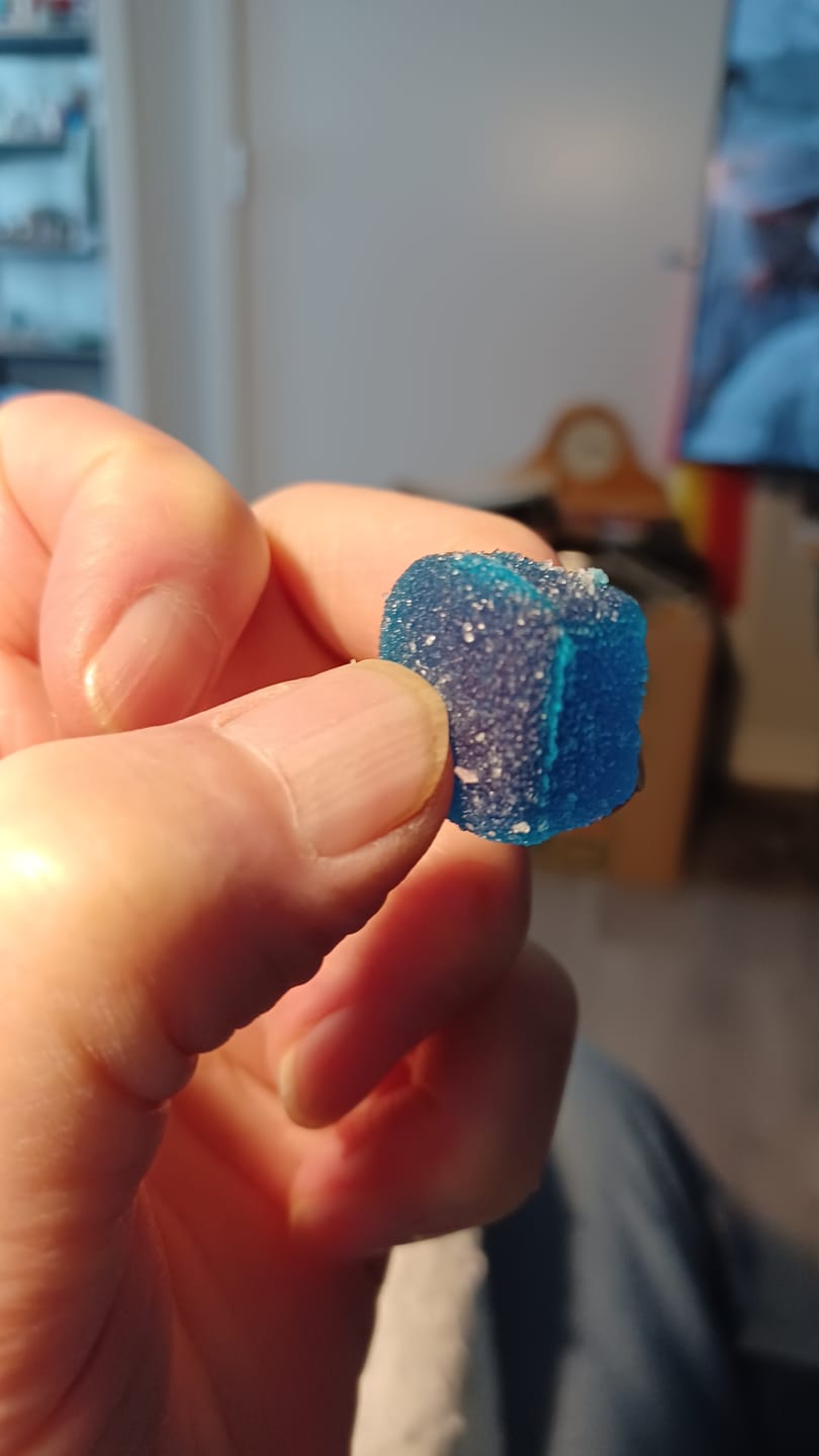 Customer photo review of Alpha 6 Gummy Sampler Jar 600mg THC + THCP Vegan