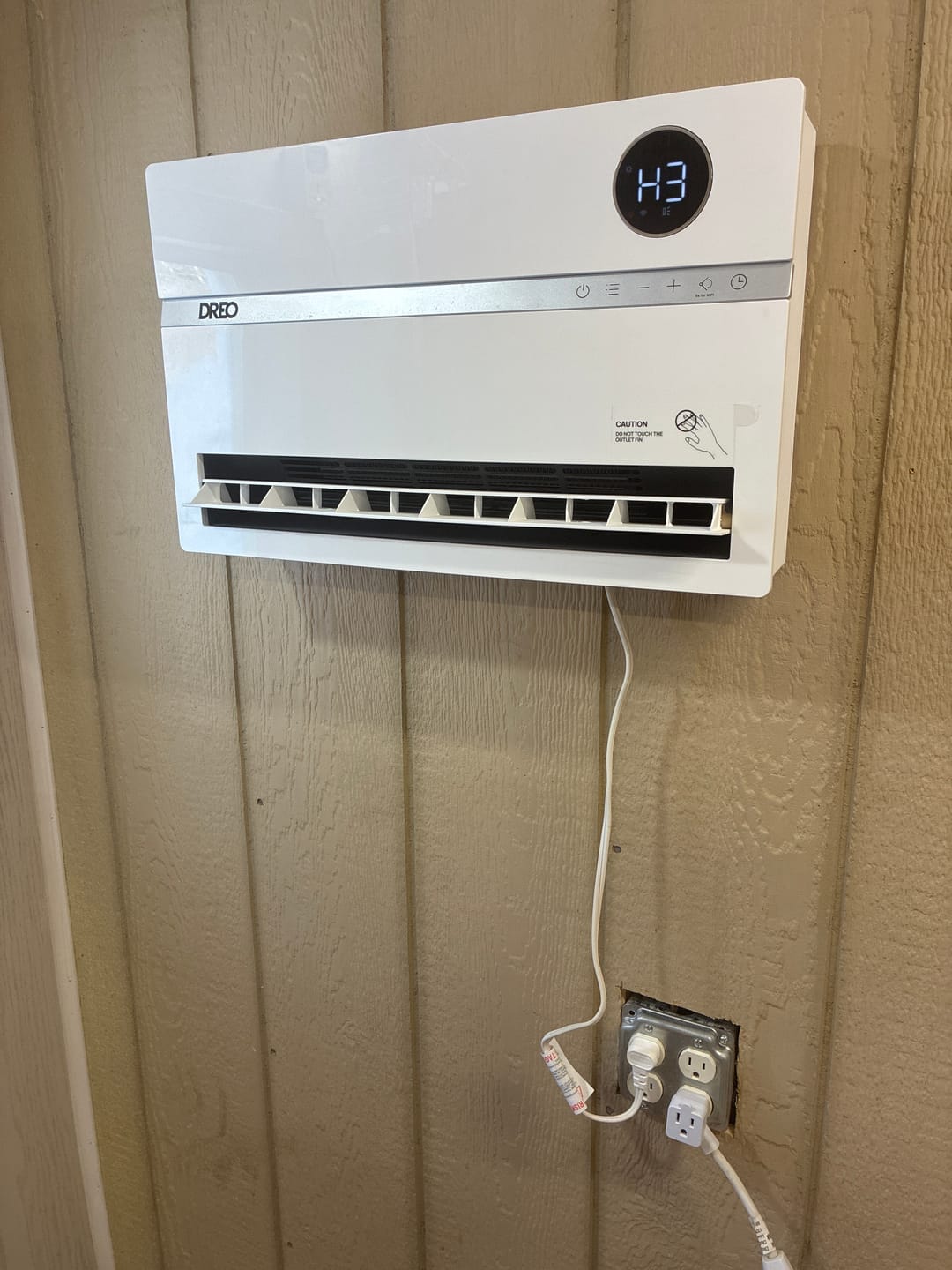 Customer photo review of Smart Wall-Mounted Heater 719S