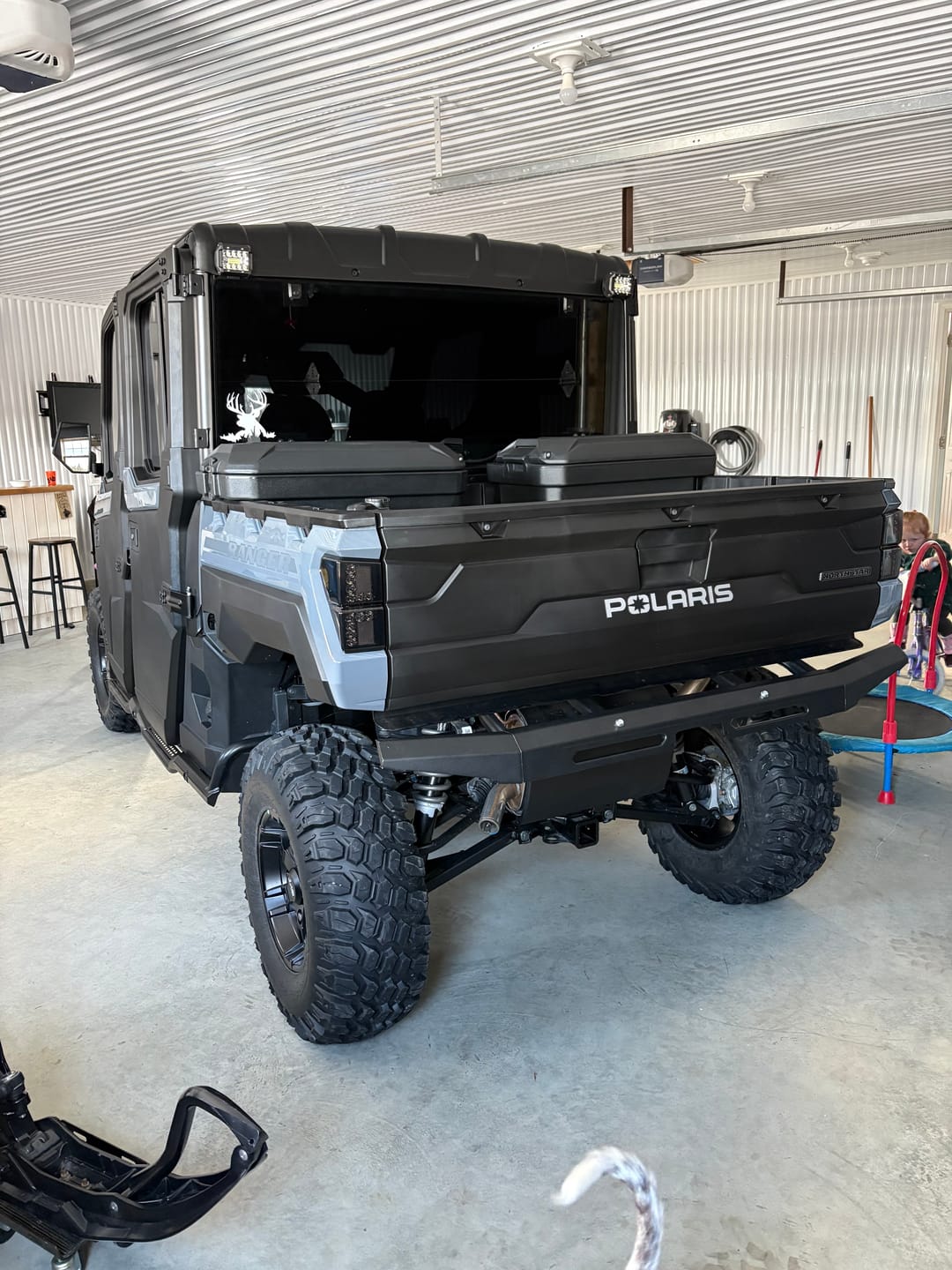 Customer photo review of 45L Waterproof Bed Cargo Box (Passenger Side) for Polaris Ranger