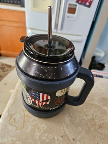 Customer photo review of Stainless Steel Tumbler Straw Lid