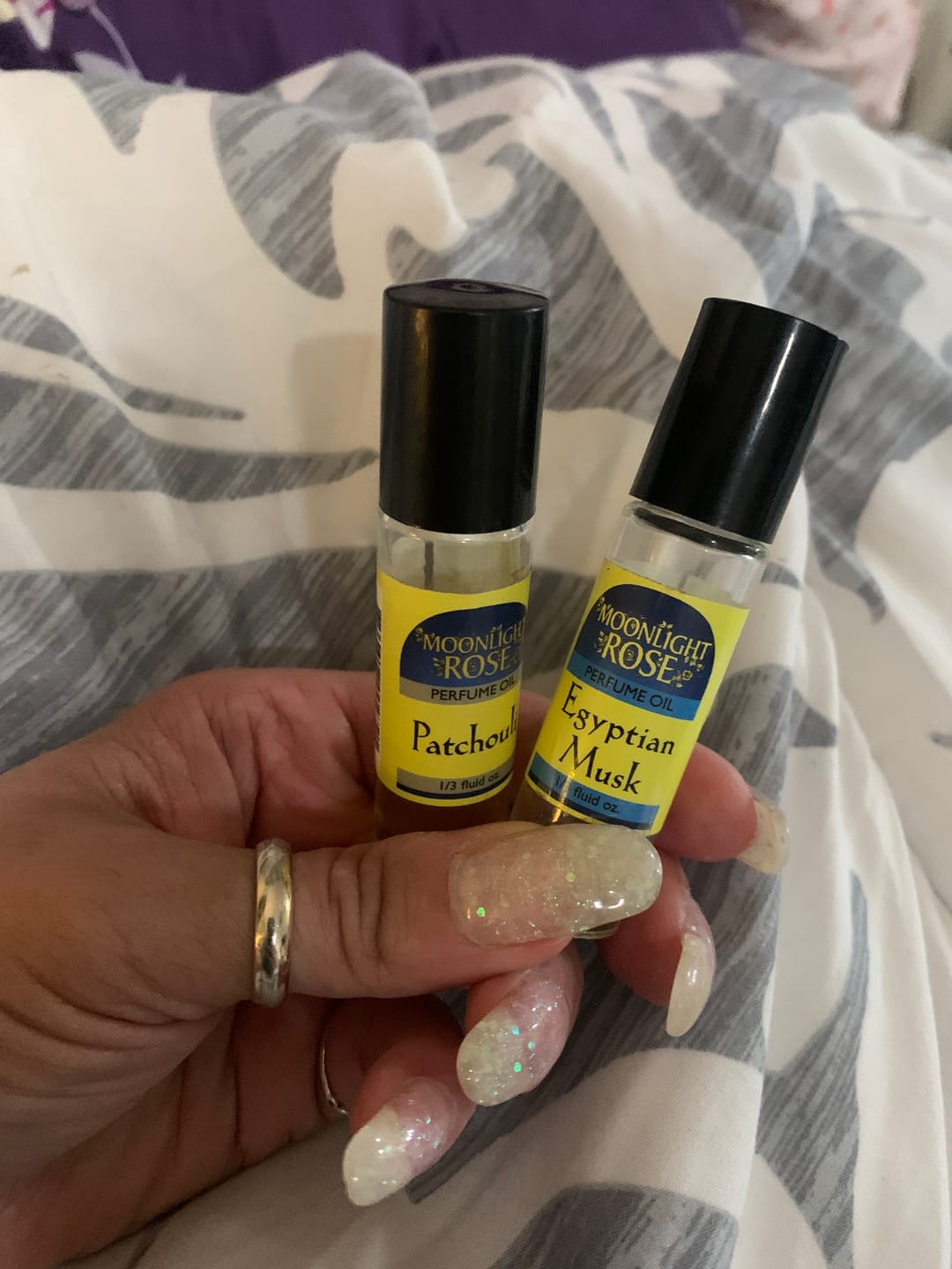 Customer photo review of Moonlight Rose Perfume Oil