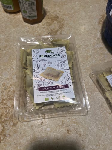 Customer photo review of Ravioli Fermaggio® Radicchio e noci 250g Bio