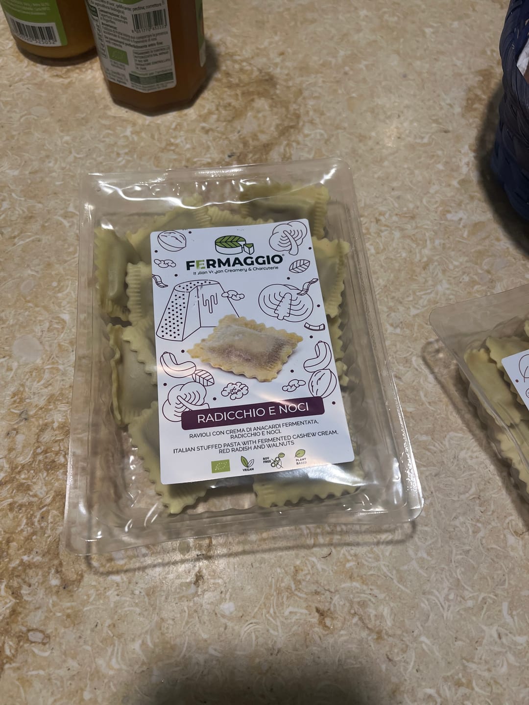 Customer photo review of Ravioli Fermaggio® Radicchio e noci 250g Bio