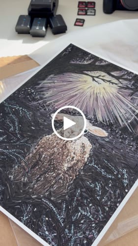 Customer video review of 11x14 Giclee Fine Art Prints