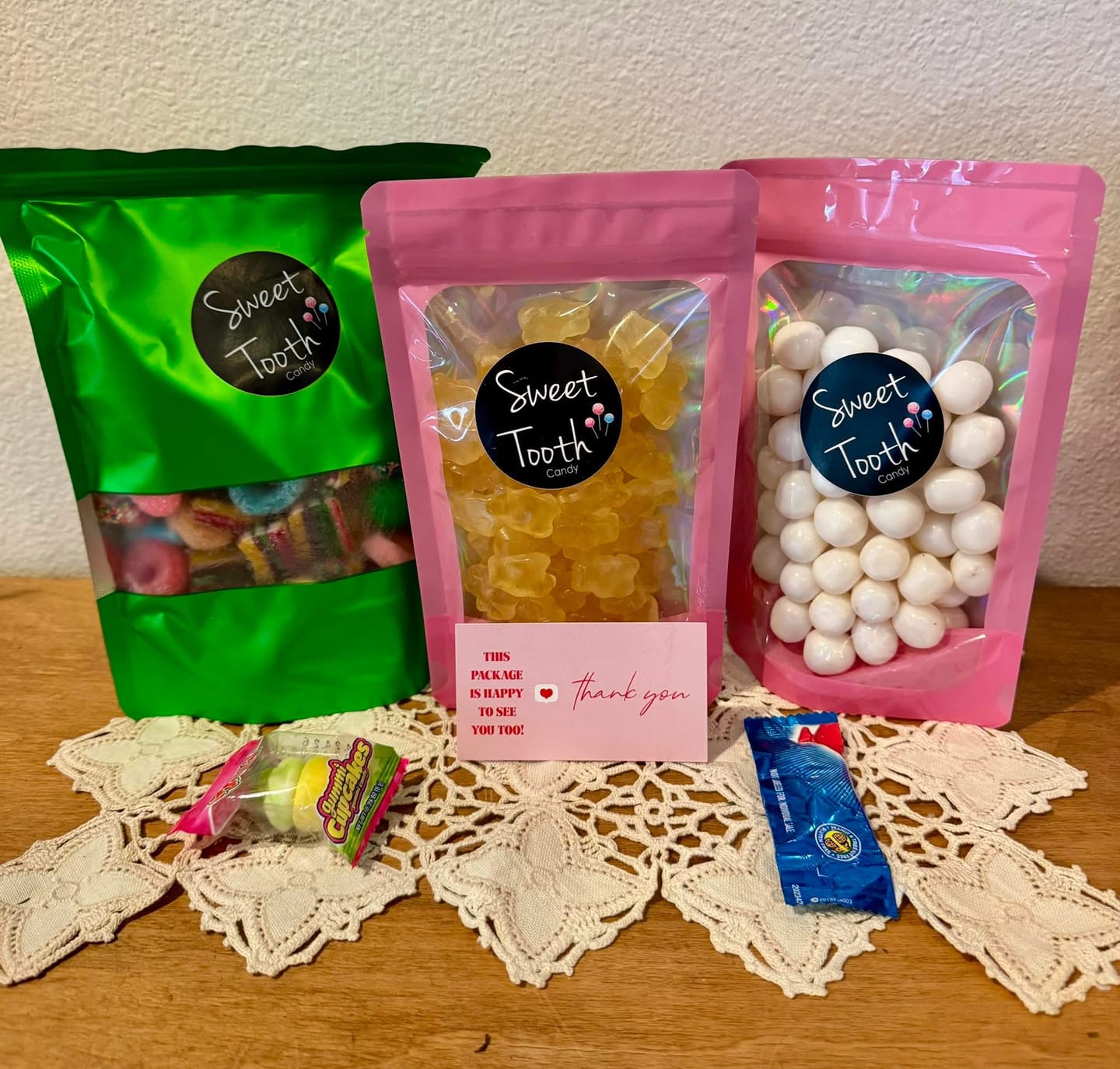 Customer photo review of Just Enough - Pineapple Gummy Bears