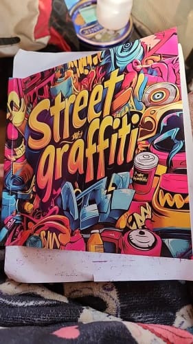 Customer photo review of Graffiti Street Art – Libro para Colorear