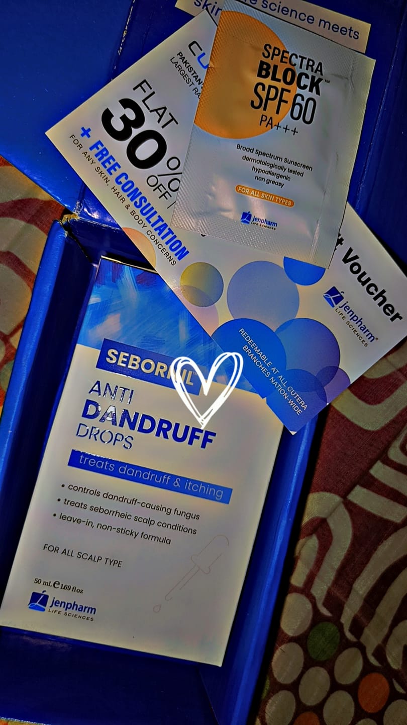 Customer photo review of Sebornil Anti Dandruff Drops