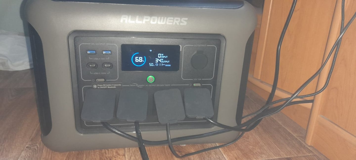 Customer photo review of ALLPOWERS R1500 LITE Portable Power Station 1600W 1056Wh