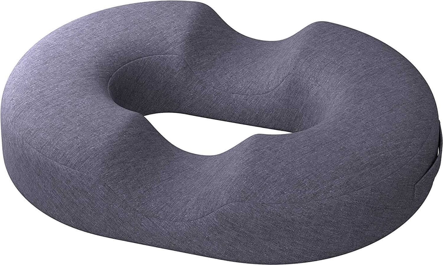 Customer photo review of Cuscino Antidecubito a Ciambella – Memory Foam e Gel per Coccige e Schiena