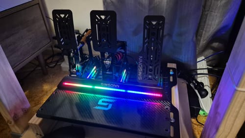 Customer photo review of Simsonn Pro X Ultra Sim Racing Pedal with Haptic Reactor Optional