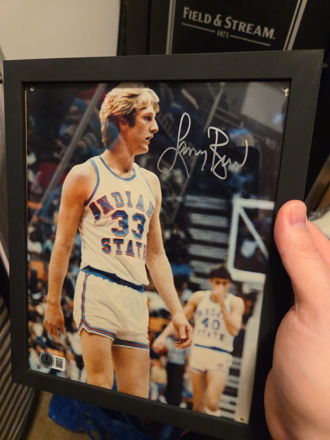 Customer photo review of Larry Bird Autograph Signing
