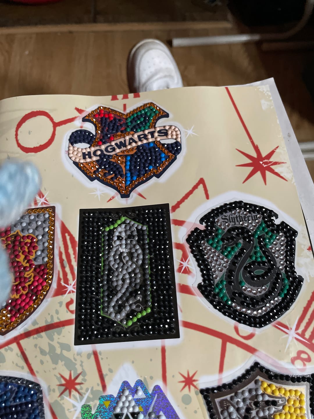 Customer photo review of Harry Potter Crystal Art Stickers 001-050