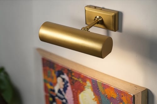 Customer photo review of Orson Cabinet Maker's Picture Light