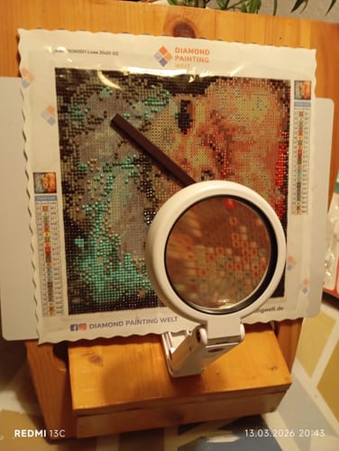 Kundenbewertung mit Foto zu Hand-Lupenlampe