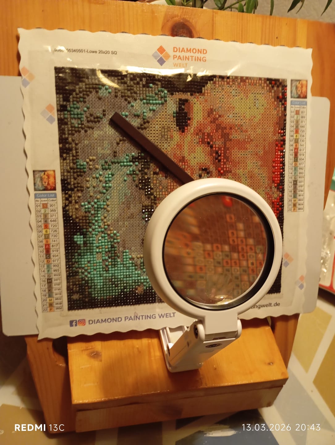 Customer photo review of Hand-Lupenlampe