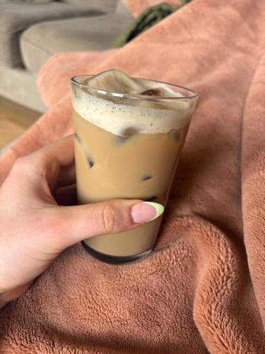 Customer photo review of Almond Coffee Syrup